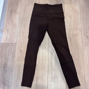 Athleta Dark Brown Elation Leggings